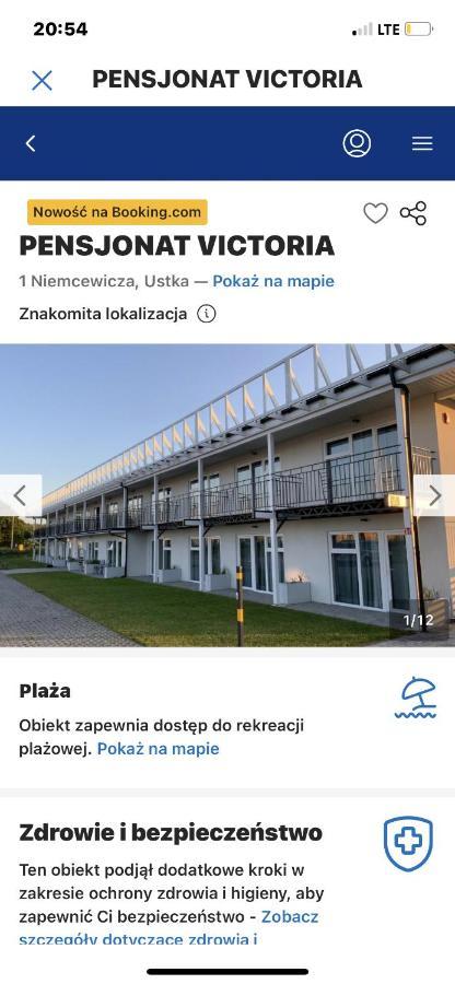 Pensjonat Victoria 乌斯特卡 外观 照片